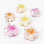 Pinces &agrave; cheveux florales hibiscus - Lot de 6,