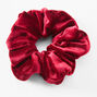 Medium Velvet Hair Scrunchie - Burgundy,