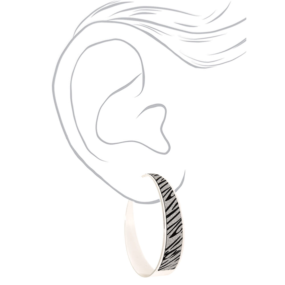 Zebra earrings claire's best sale