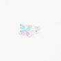 Silver Glow In The Dark Butterfly Ear Cuff,