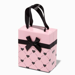 Medium Pink Heart Quilted Gift Box,