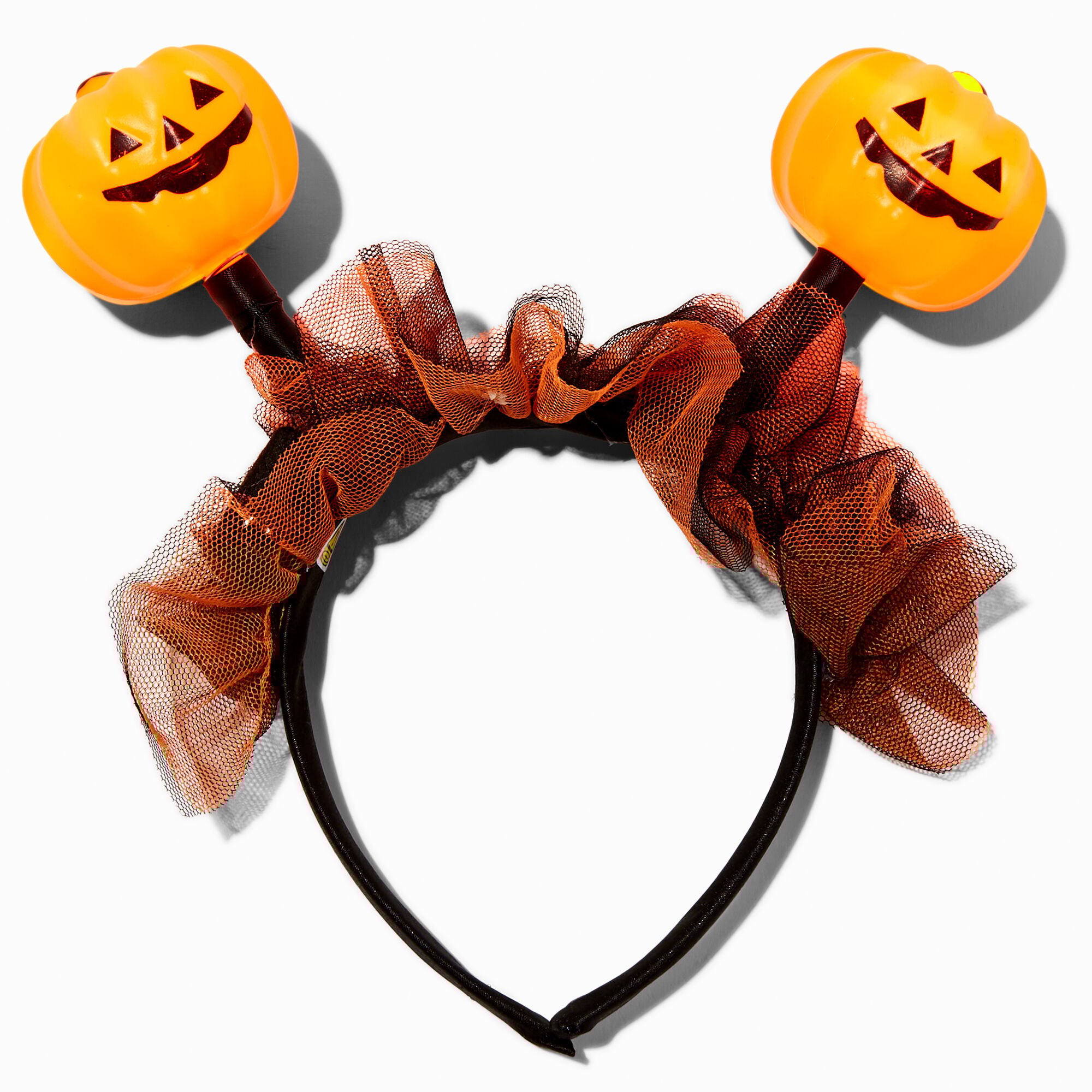 Pumpkin Halloween Deely Bopper Headband,