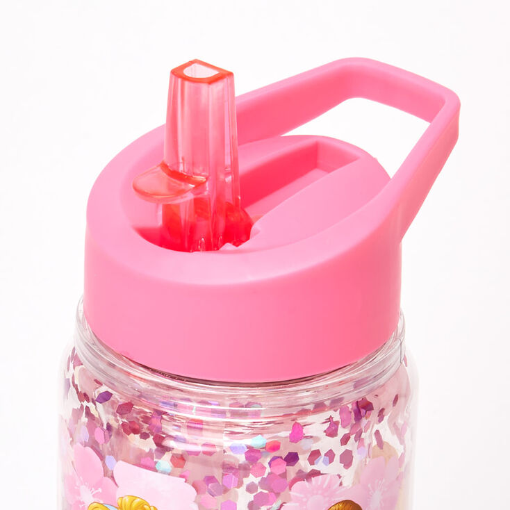 &copy;Disney Princess Glitter Water Bottle &ndash; Pink,