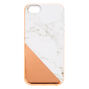 Rose Gold Marble Protective Phone Case - Fits iPhone 6/7/8,