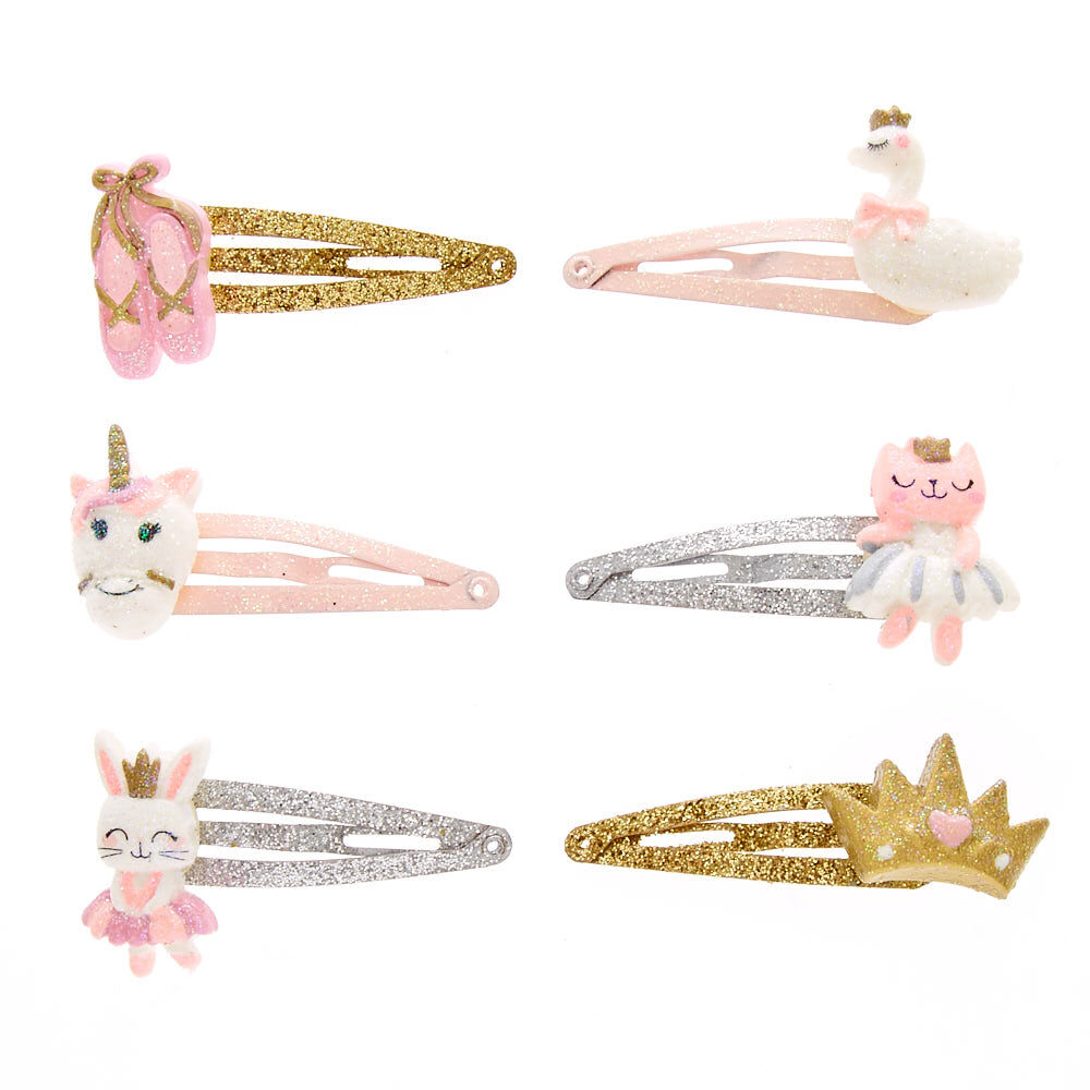 Claire's Club Critters Hair Clips - 6 Pack,