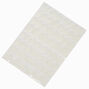 Vegan Faux Nail Clear Adhesive Tabs - 60 Pack,