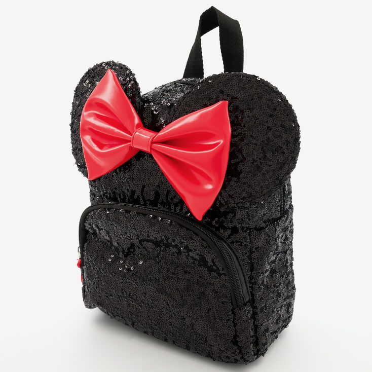 Disney Minnie Mouse Sequin Backpack &ndash; Black,