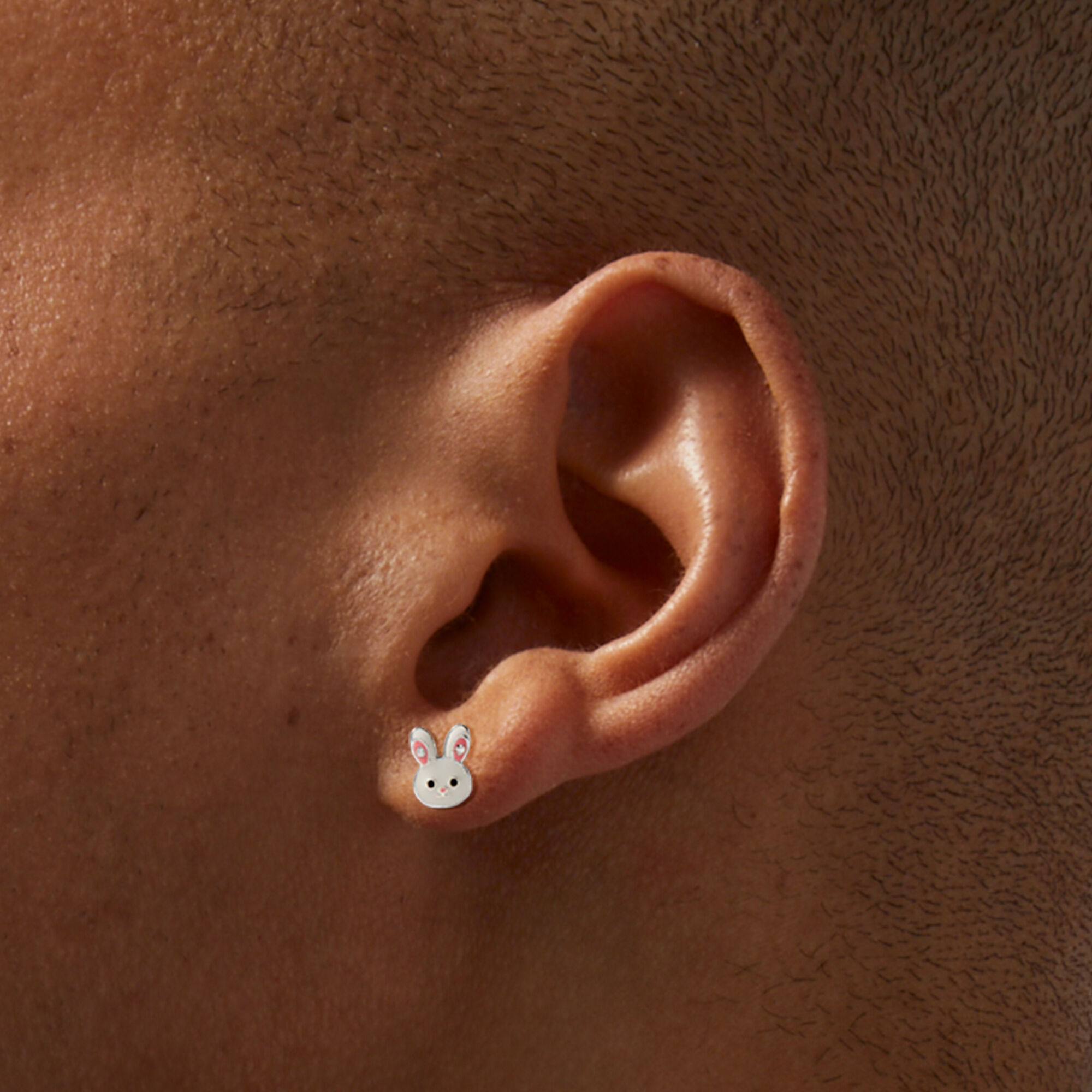 Bunny stud earrings hotsell
