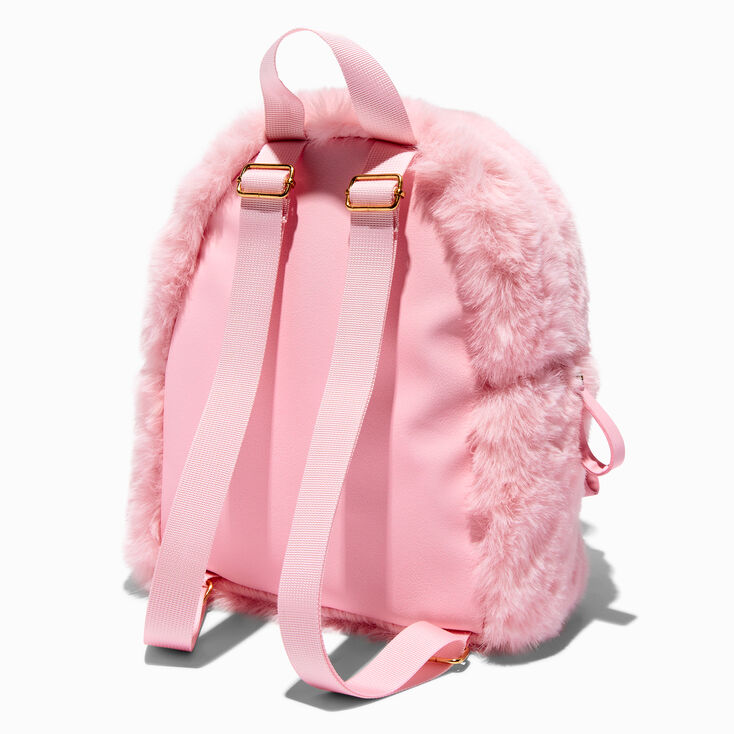 Pink Bunny Plush Backpack