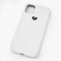 White Heart Phone Case - Fits iPhone 11,