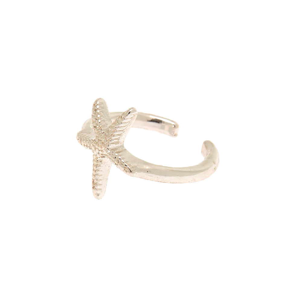 Silver Starfish Toe Ring