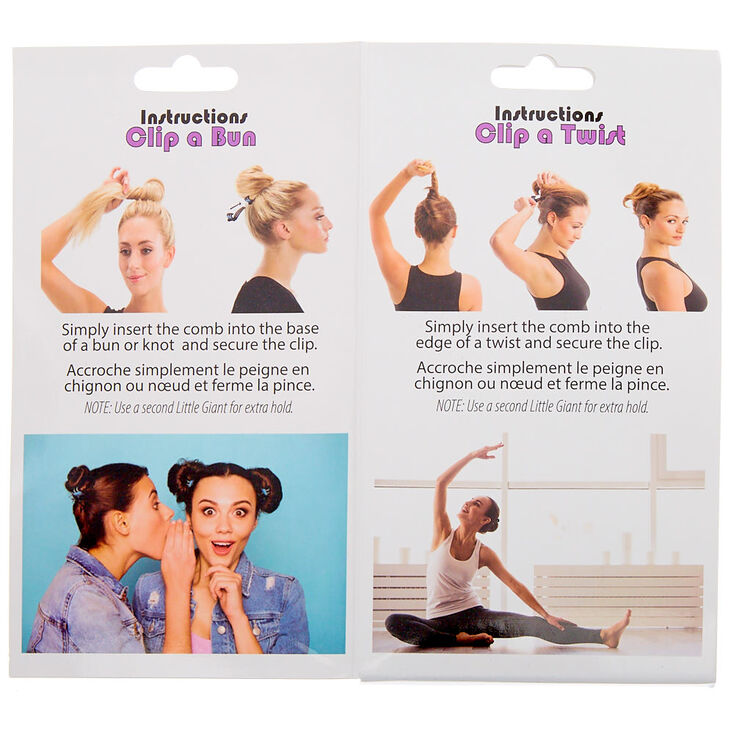 The Little Giant&trade; Tortoiseshell Hair Claw - 2 Pack,