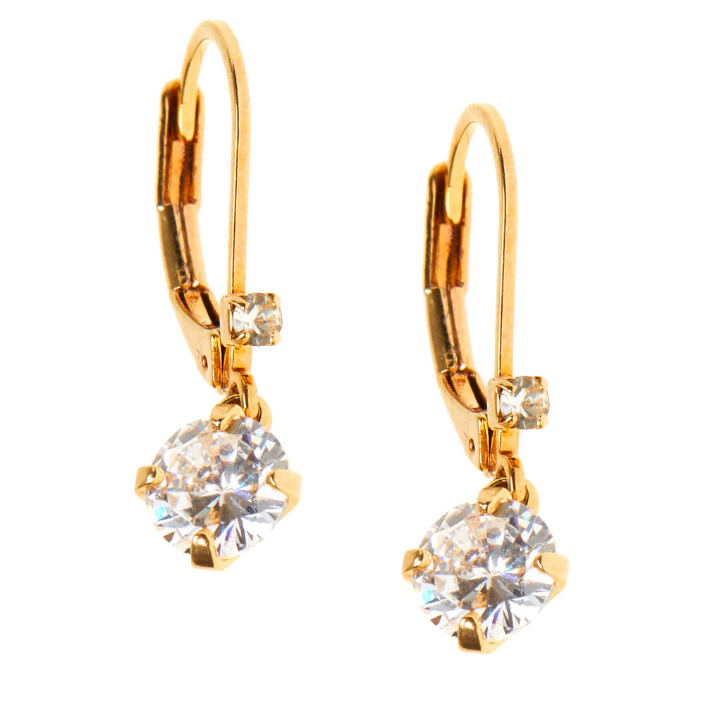 Claire's gold plated new arrivals earrings