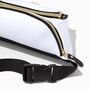 Solid White Neoprene Bum Bag,