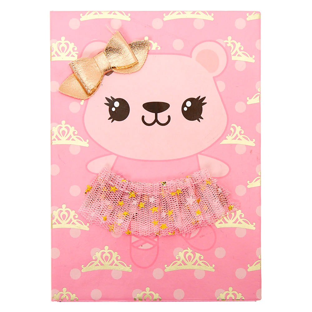 Mini palette de maquillage princesse ourse Club Claire’s - Rose,