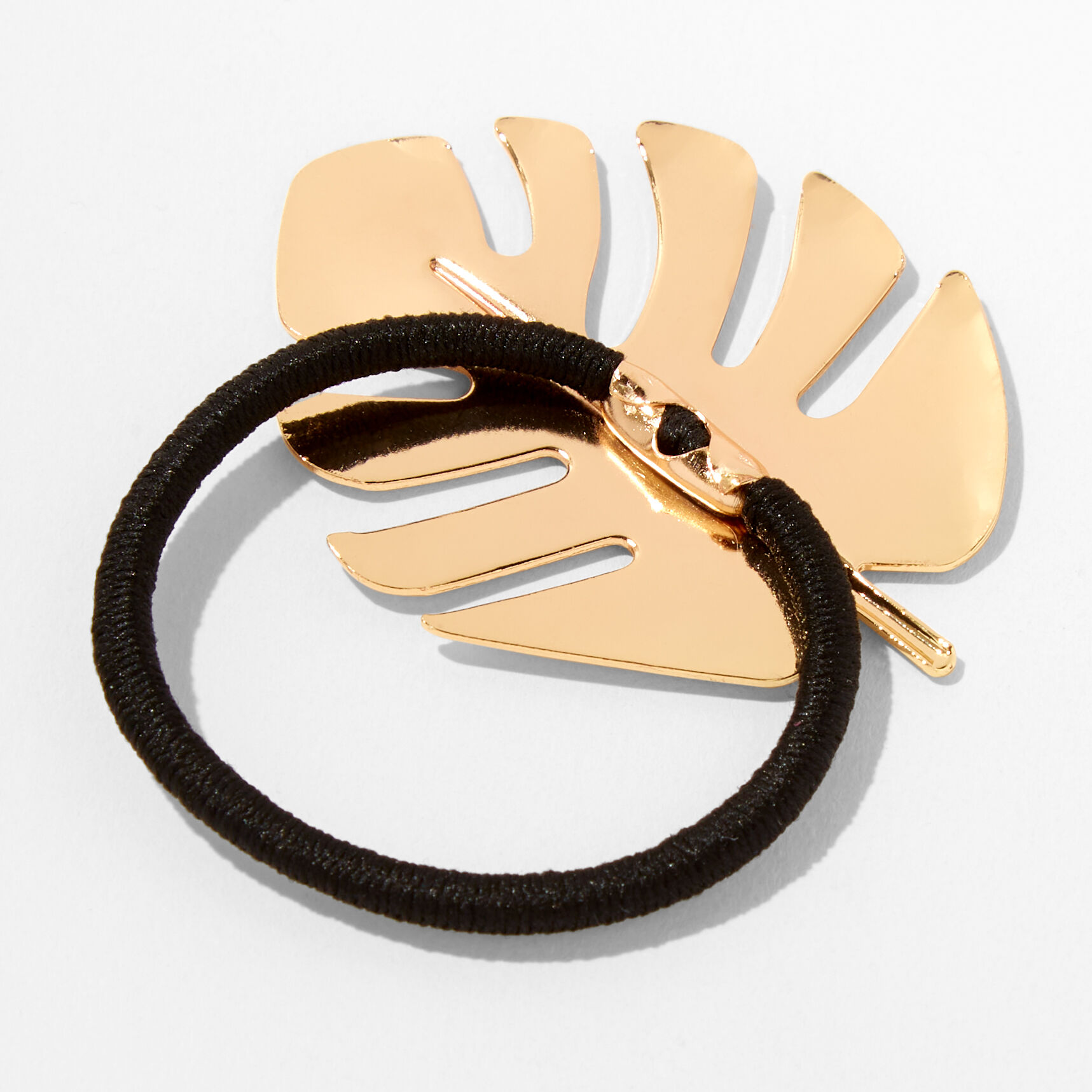 Gold Palm Leaf Hair Tie,