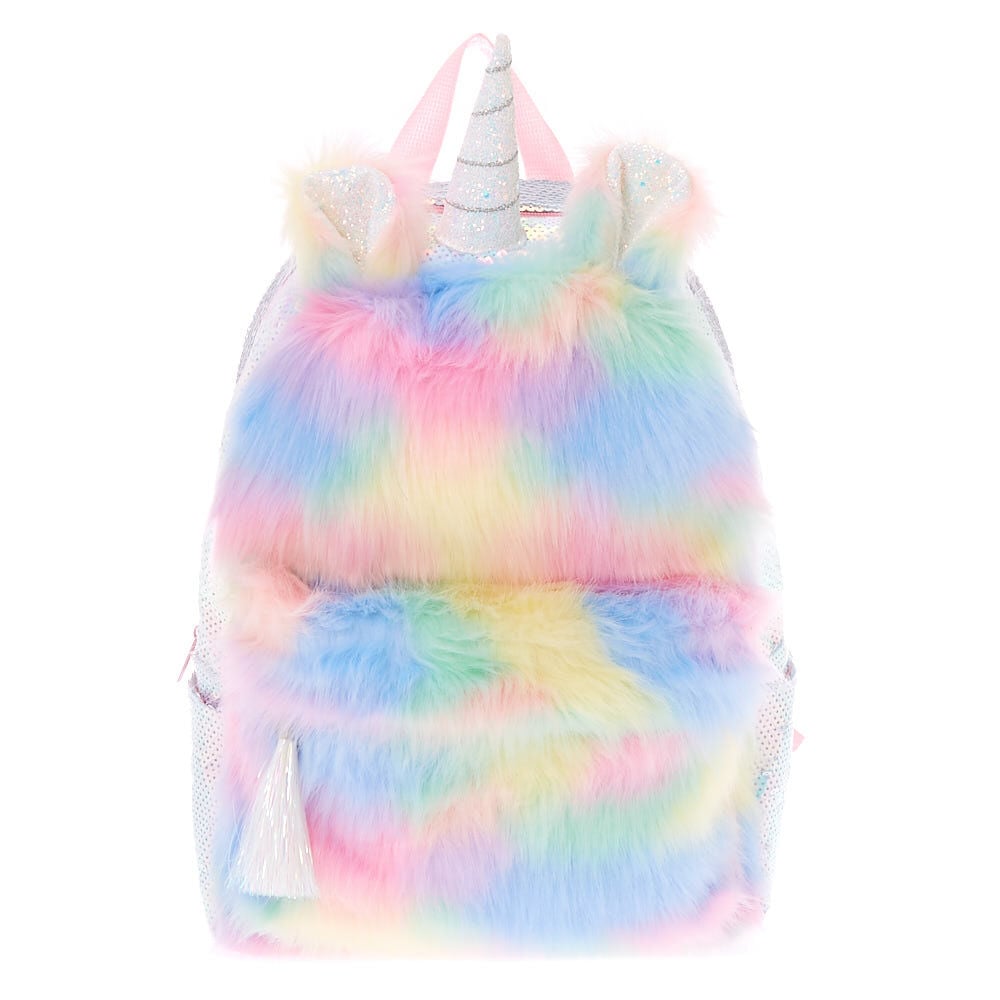 Pastel rainbow outlet unicorn backpack