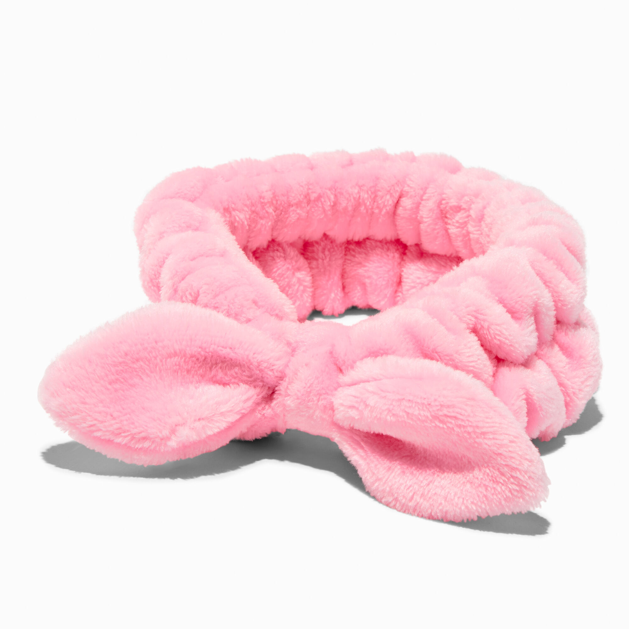 View Claires Makeup Bow Headwrap Pink information