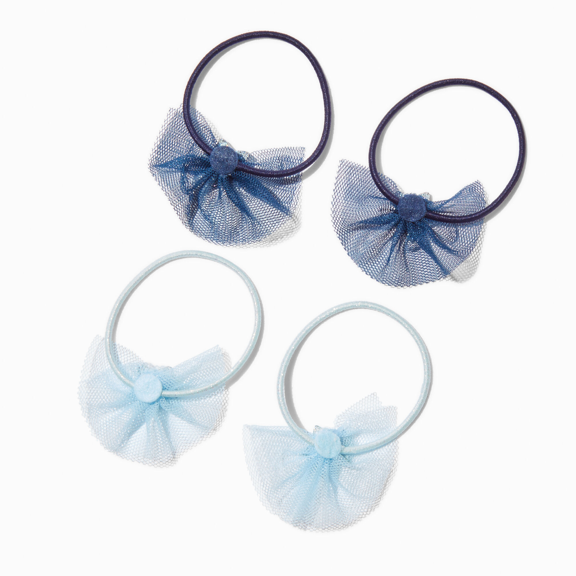 Claire's Club Glitter Stars Hair Ties - 10 Pack,