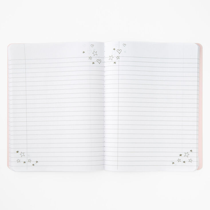 &quot;The Future Looks Bright&quot; Pink Marbled Composition Book,