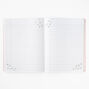 &quot;The Future Looks Bright&quot; Pink Marbled Composition Book,