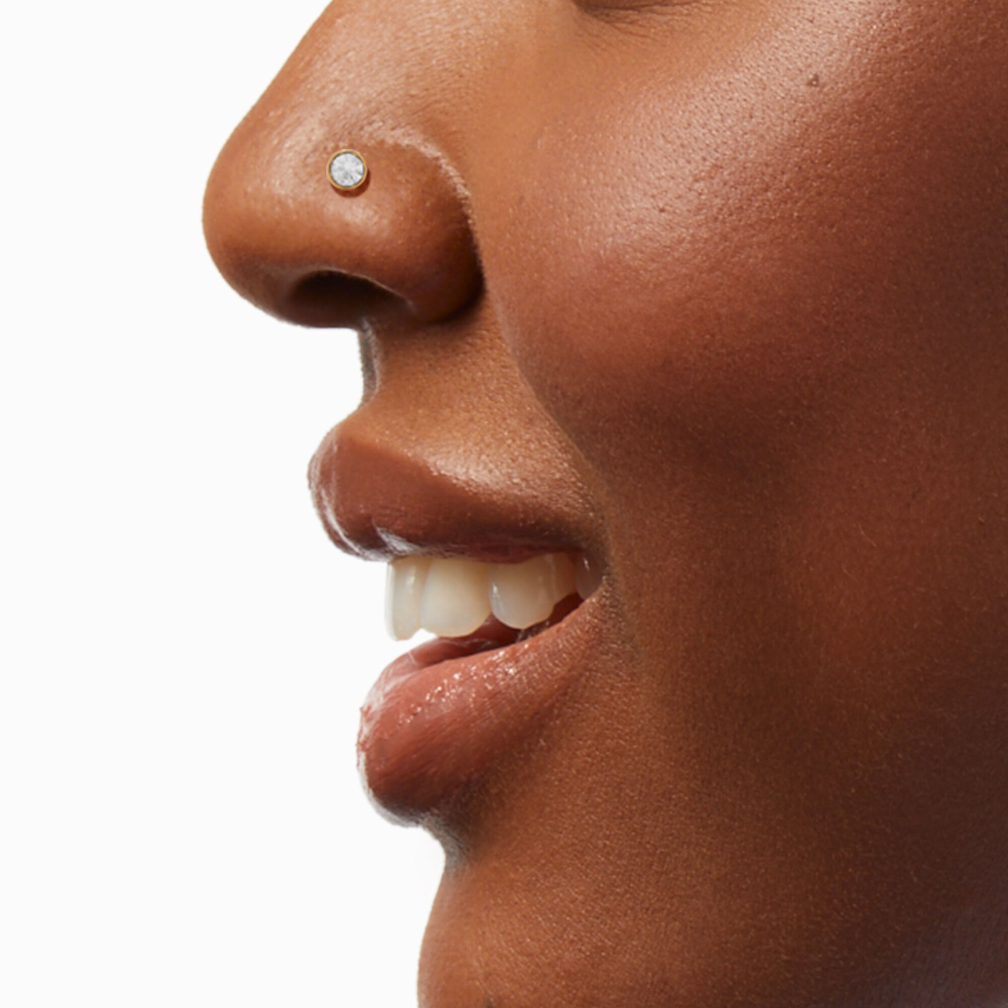 Gold Titanium 18G Graduated Nose Studs 6 Pack Claire s US
