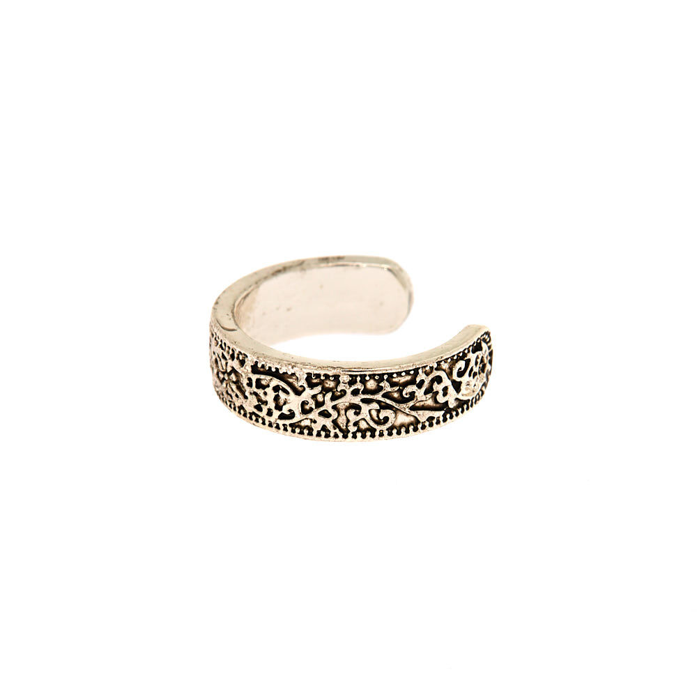 Silver Antique Toe Ring,