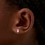 Rainbow Glitter Ice Pop Stud Earrings - 9 Pack,