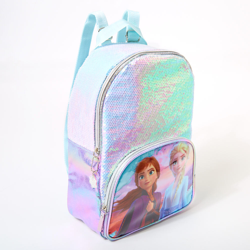 purple sequin disney backpack