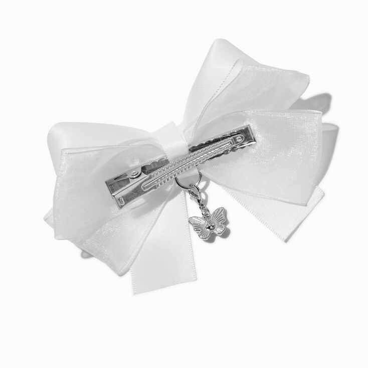 Claire&#39;s Club Make-It-Yourself White Hair Bow Accessory Kit,