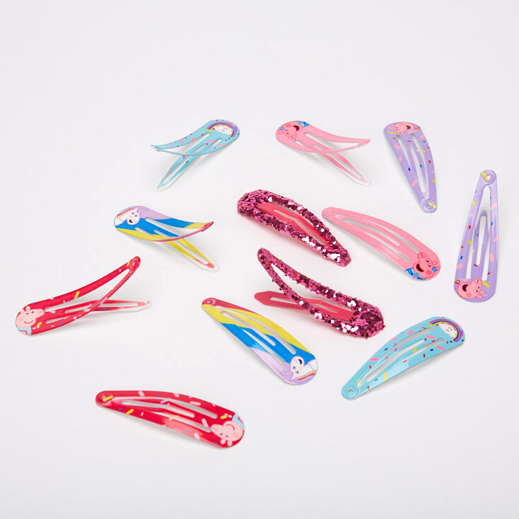 Peppa Pig&trade; Snap Hair Clips Wheel - 12 Pack,