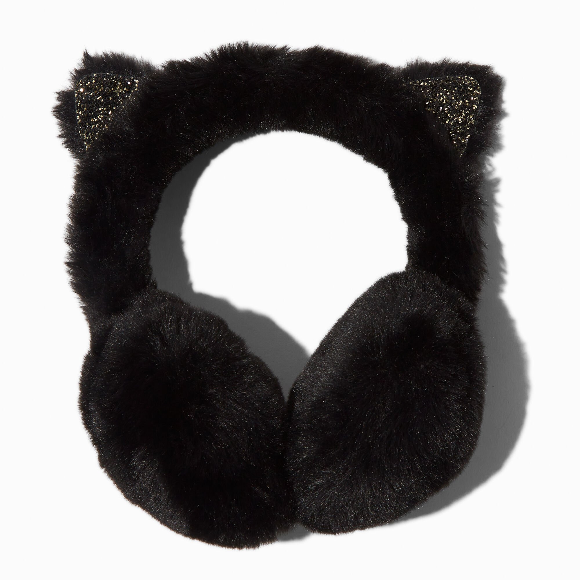 View Claires Cat Earmuffs Black information