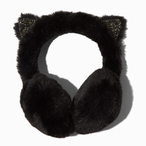 Cache-oreilles chat noir,