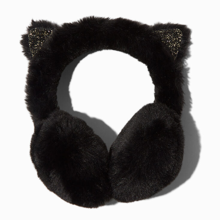 Black Cat Ear Muffs