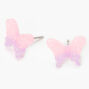 Pastel Ombr&eacute; Glow In the Dark Butterfly Stud Earrings,