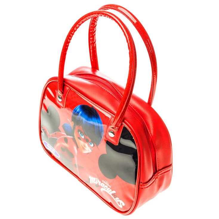 Sac bowling en cuir d&#39;imitation rouge Miraculous,