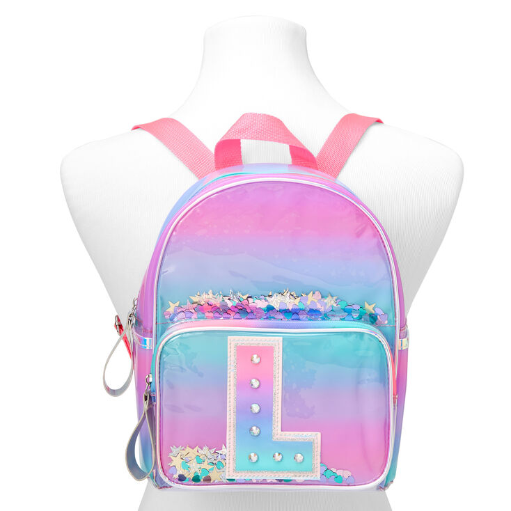 Ombre Shaker Initial Mini Backpack - L,