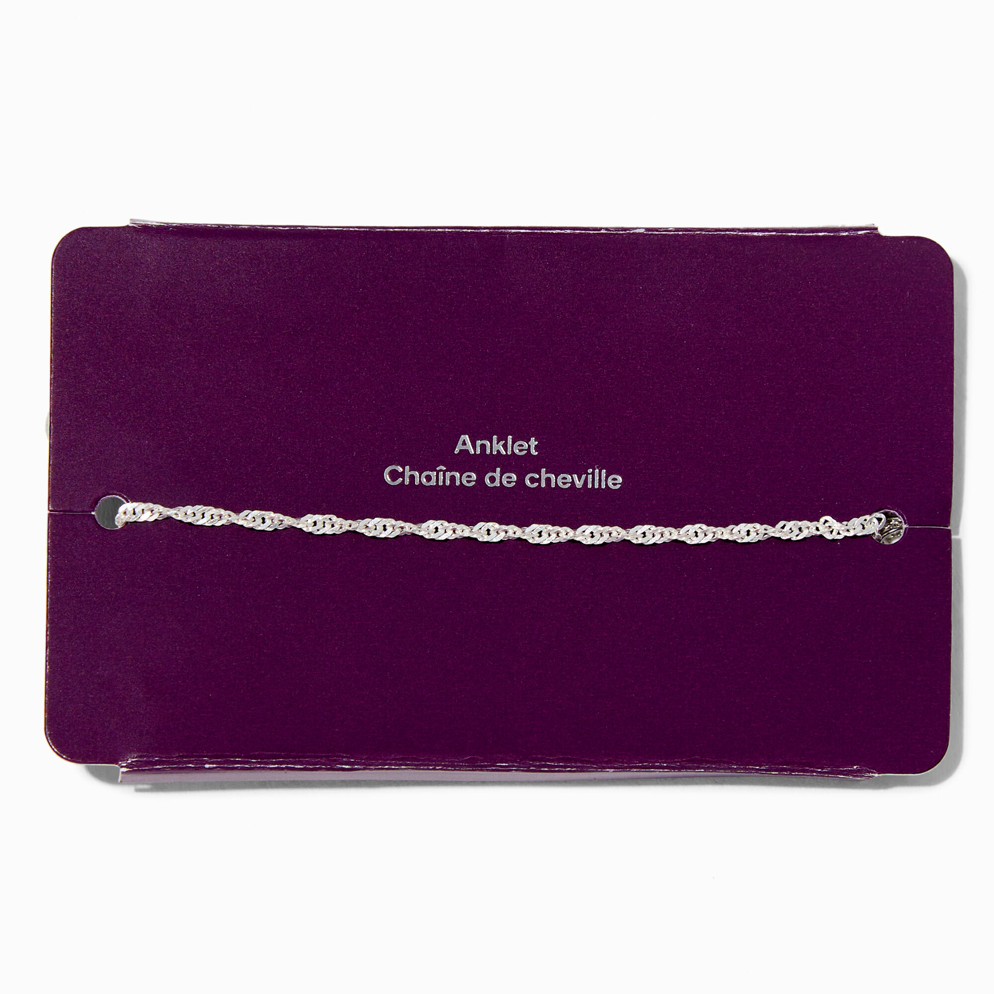 Ankle shop bracelet claire's
