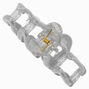 Silver Glittter Zig Zag Hair Claw,