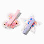 Claire&#39;s Club Shaker Heart &amp; Star Hair Clips - 2 Pack,