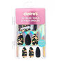 Camo Matte Stiletto Faux Nail Set - 24 Pack,