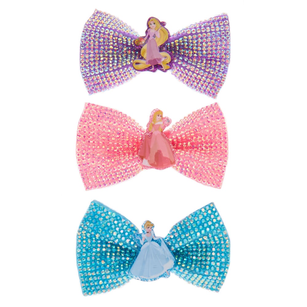 ©Disney Princess Hair Bow Clips – 3 Pack,