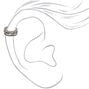 Silver Elephant Moon Ear Cuffs - 3 Pack,