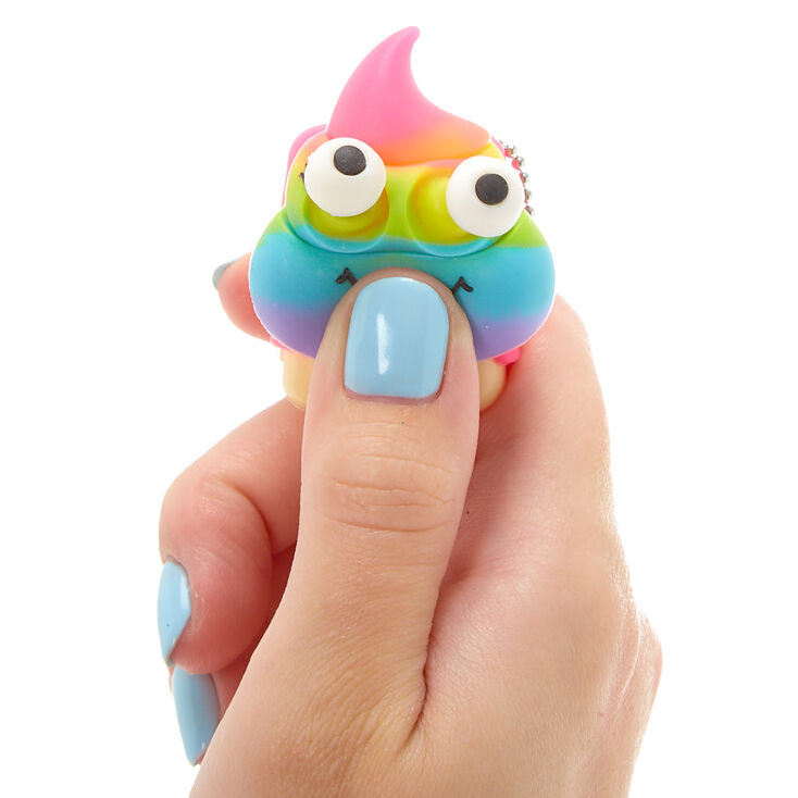 Gloss &eacute;moji crotte arc-en-ciel Pucker Pops,