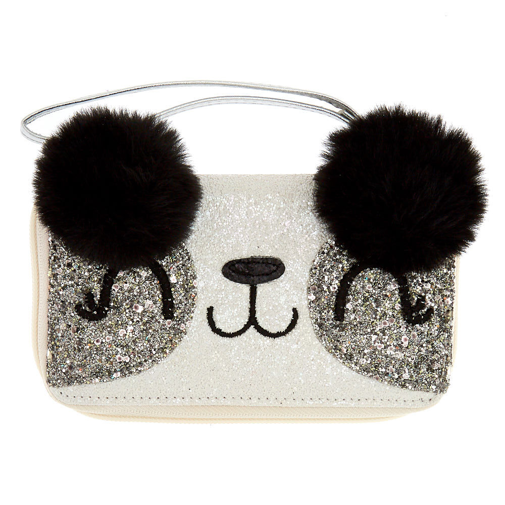 Paige the Panda Wristlet - White,