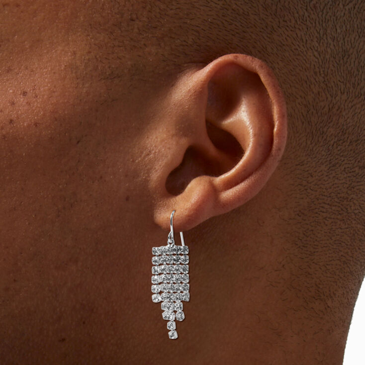 Sterling Silver Swarovski&reg; Elements 6MM Stud Earrings - Silver,