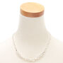 Silver Double Twist Chain Necklace,