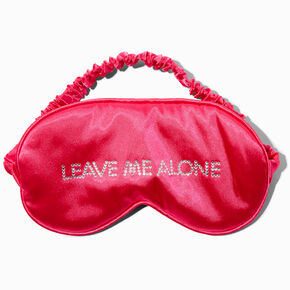 Leave Me Alone Satin Sleeping Mask,