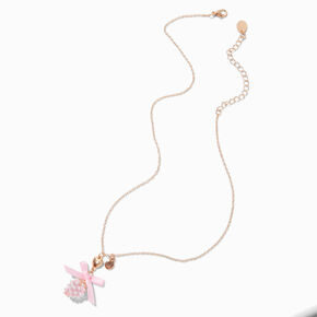 Colliers &agrave; pendentif fraise best friends - Lot de 2,