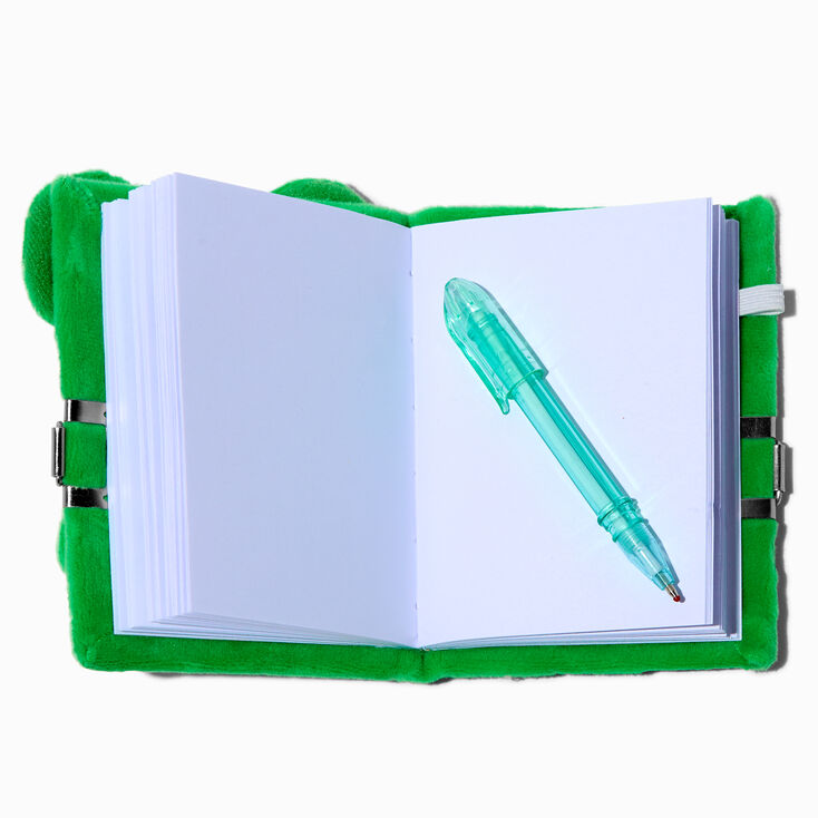 Claire&#39;s Club Strawberry Frog Plush Mini Lock Diary,